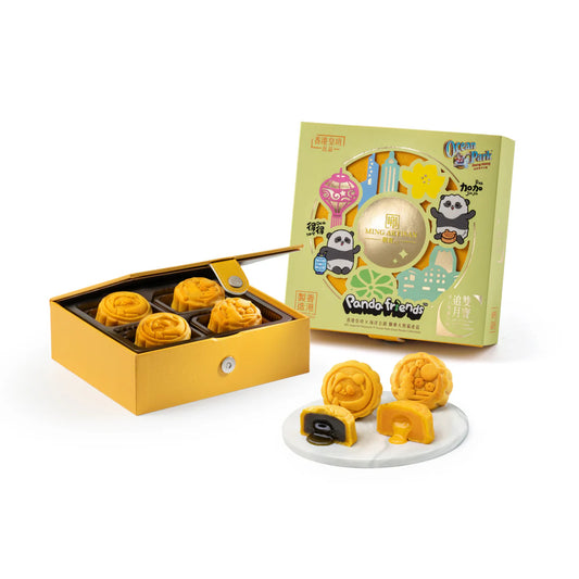 熊貓精品 - 明玥流心雙輝月餅 (雙寶追月)